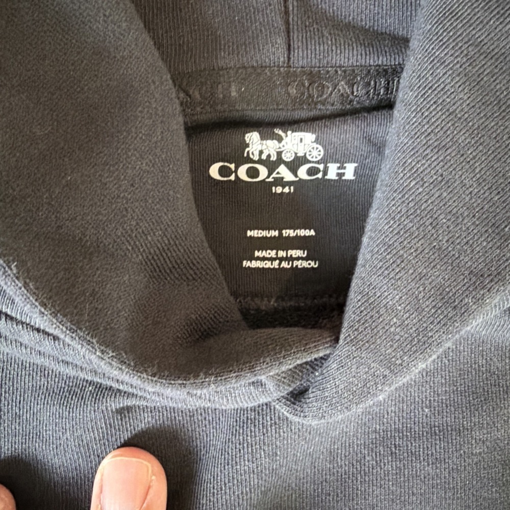 Coach Horse And Carriage Tape Tracksuit Set Black Medium M Used - Picture 4 of 11